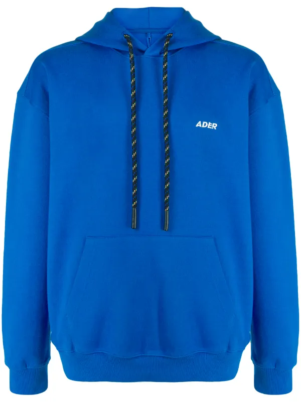 ader error blue hoodie