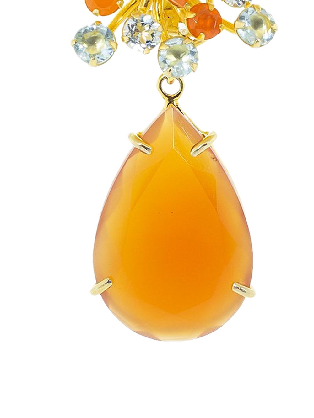 фото Bounkit jewelry серьги-клипсы carnelian pear