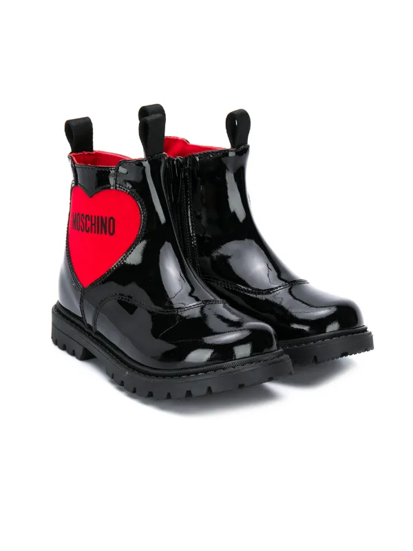 moschino kids boots