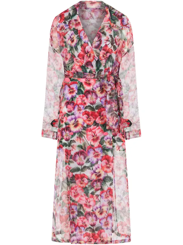pink organza coat