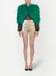 Dolce & Gabbana cropped faux fur coat