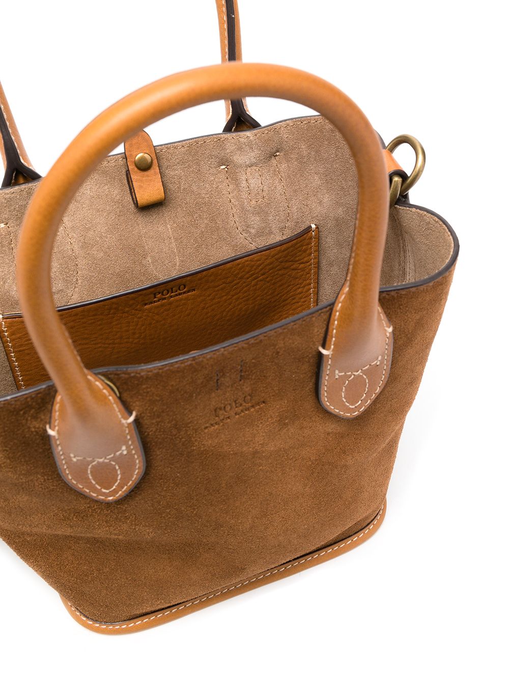 Buy Polo Ralph Lauren Women Brown Medium Tote Bag Online - 693682