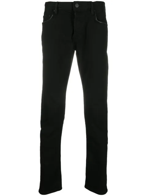 AllSaints 미드 라이즈 슬림 핏 팬츠