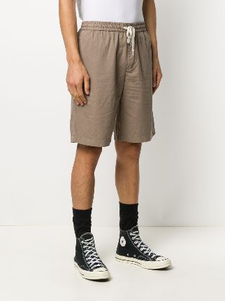 drawstring-waist deck shorts展示图