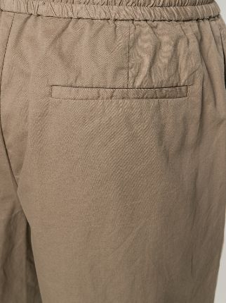 drawstring-waist deck shorts展示图