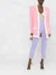 Image 2 of Balmain contrasting-trim structured-shoulder blazer