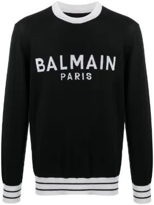 blue balmain jumper