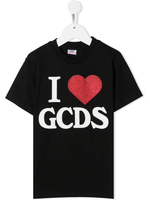 Gcds Kids camiseta con logo estampado