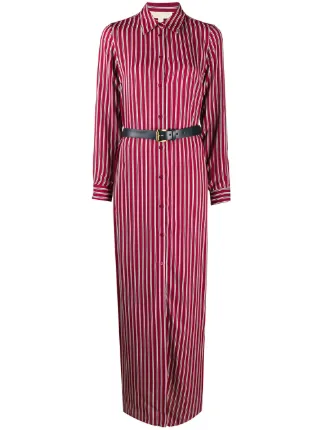michael kors striped t shirt dress