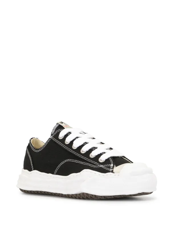 Shop Maison Mihara Yasuhiro Hank low-top sneakers with Express