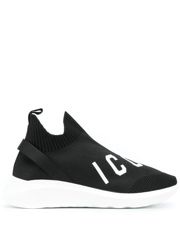 Dsquared2 slip on icon trainers 