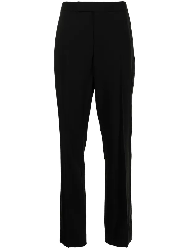 Ralph Lauren Collection High-rise Tailored Trousers in Black
