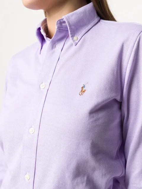 ralph lauren purple oxford shirt