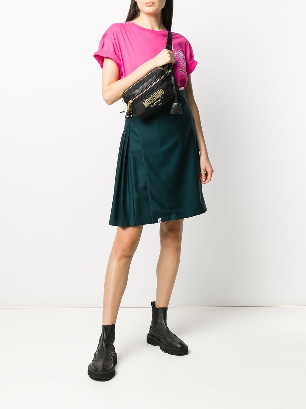 фото Moschino поясная сумка couture с логотипом
