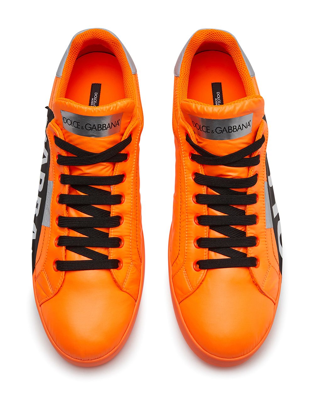 dolce gabbana orange sneakers