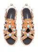 Dolce & Gabbana bead-embellished strappy sandals