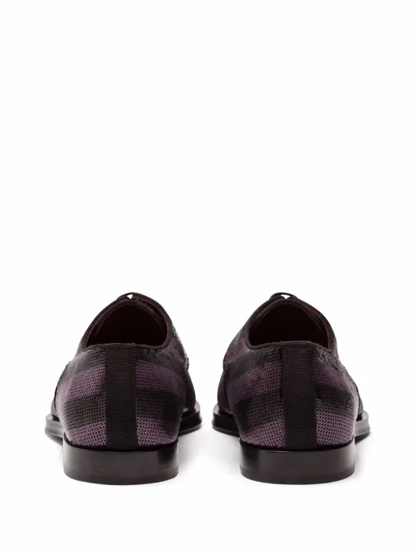 Dolce & Gabbana sequin-embellished Derby Shoes | Black