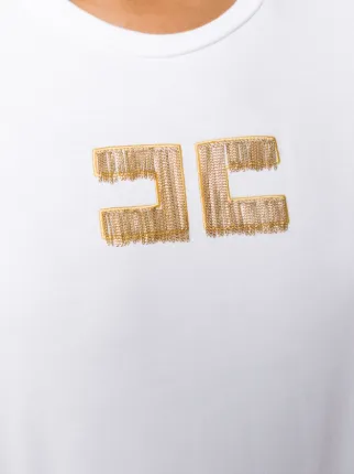 beaded logo T-shirt展示图