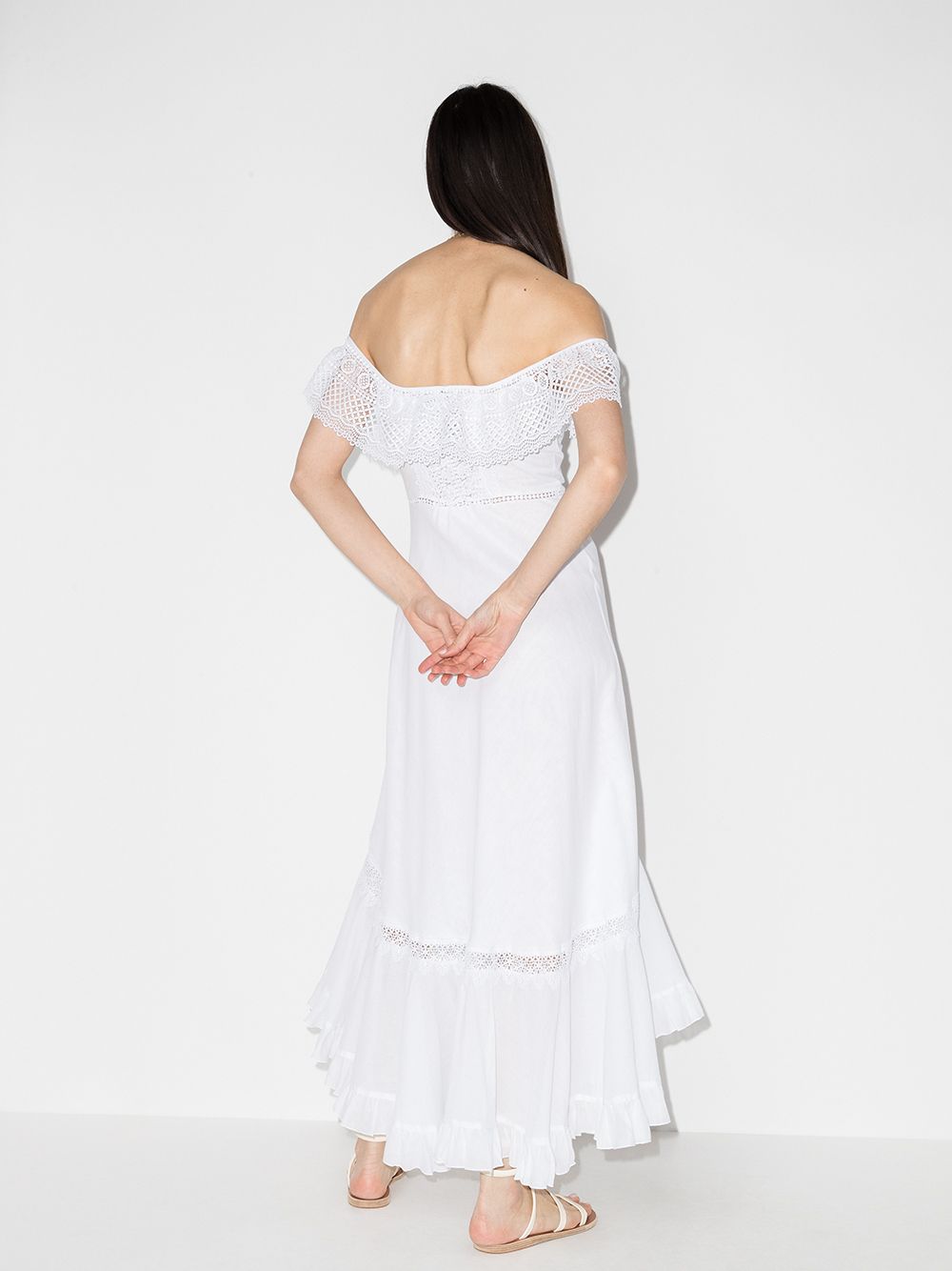 фото Charo ruiz ibiza платье миди louise с открытыми плечами