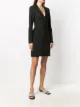 Blumarine embellished collar mini dress