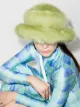 Image 2 of Emma Brewin tonal faux-fur bucket hat