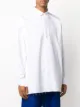 Ader Error long-sleeved frayed shirt