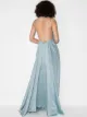 Paris Georgia Bella plunging V-neck gown