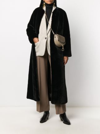 fau-fur midi coat展示图