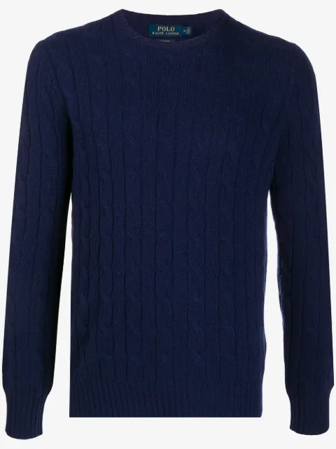 Polo Ralph Lauren cable knit long-sleeved jumper