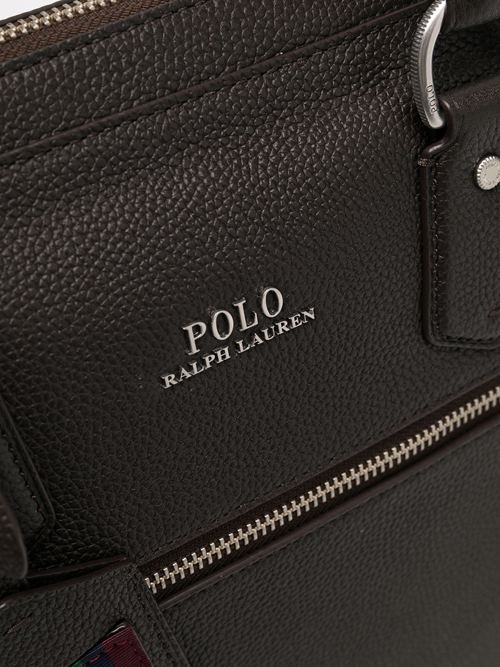 фото Polo ralph lauren портфель из зернистой кожи