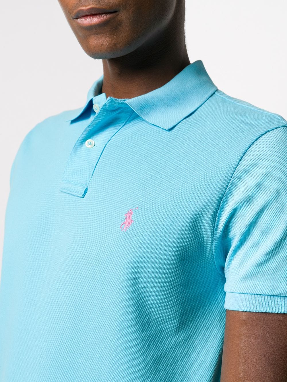 Polo Ralph Lauren Tipped logo-embroidered Polo Shirt - Farfetch