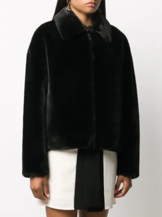 faux fur jacket展示图