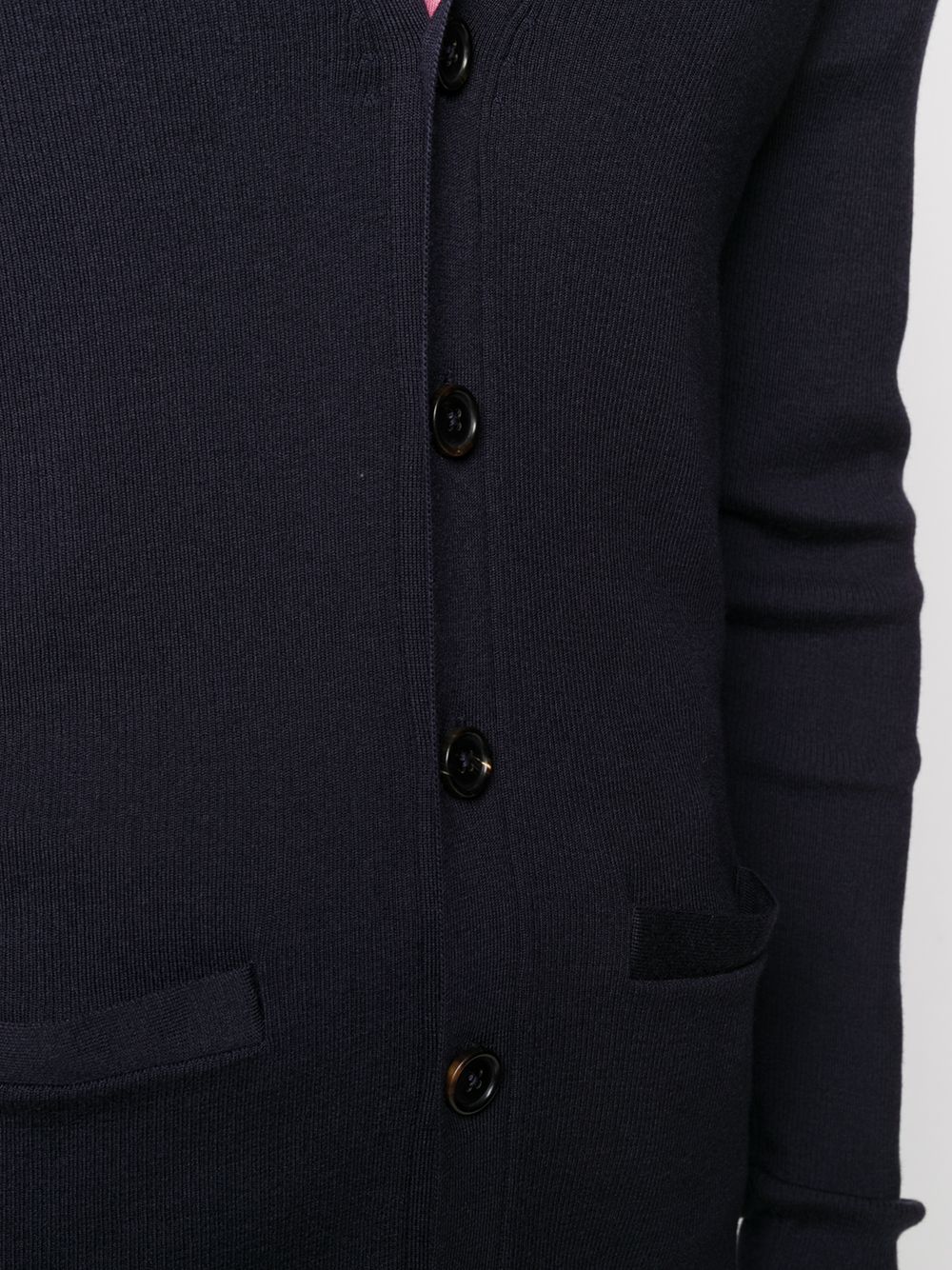 фото Ralph lauren purple label button-down fitted cardigan