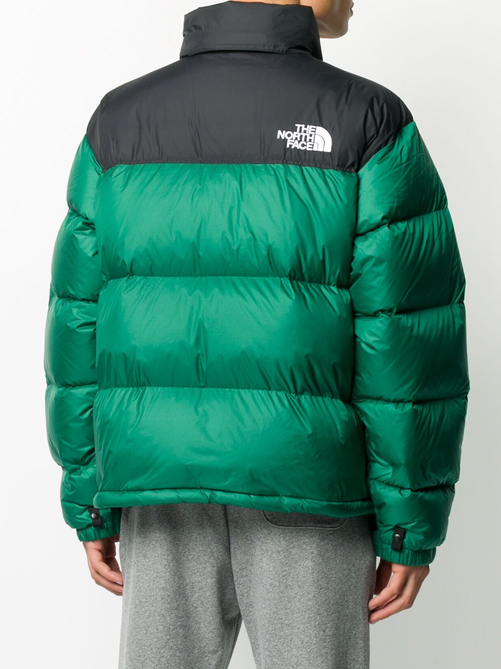 фото The north face пуховик с вышитым логотипом