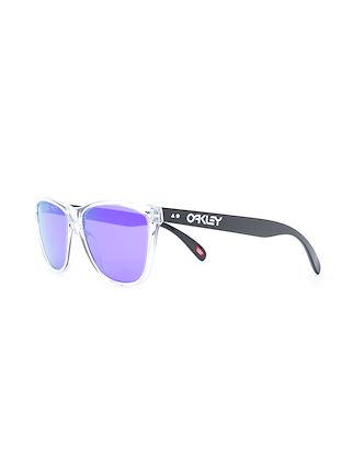 gradient-lense clear frame sunglasses展示图