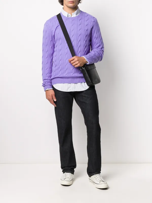 Purple ralph lauren jumper Clearance