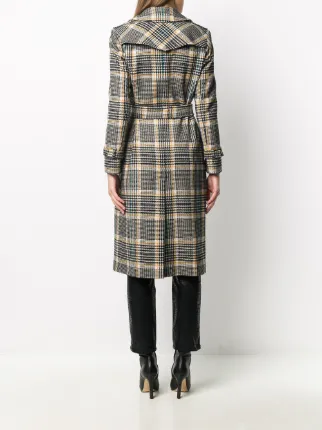 checked trench coat展示图