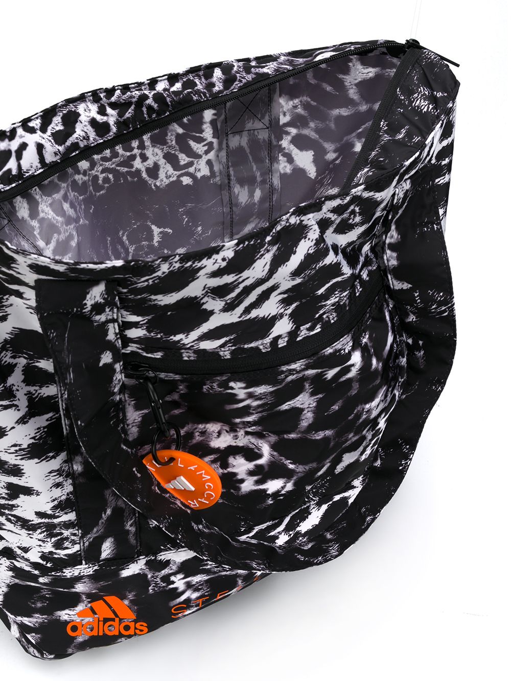 фото Adidas by stella mccartney сумка-тоут с логотипом и леопардовым принтом