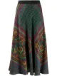 Image 1 of Etro scarf print A-line skirt
