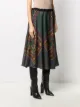 Etro scarf print A-line skirt