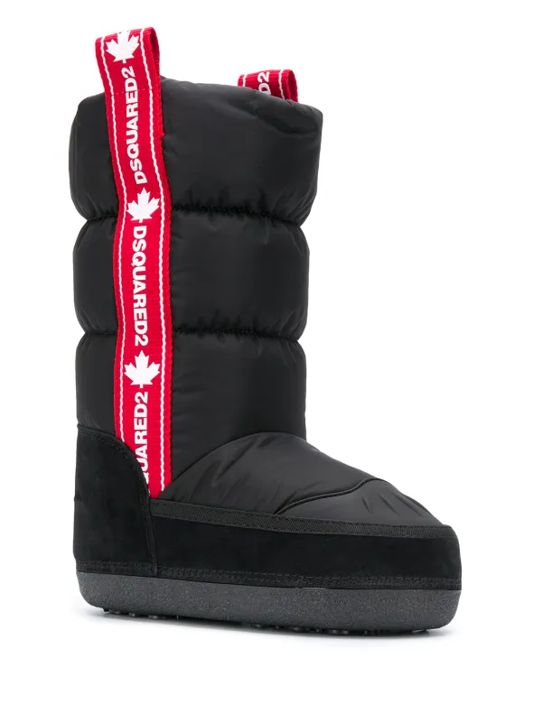 padded snow boots