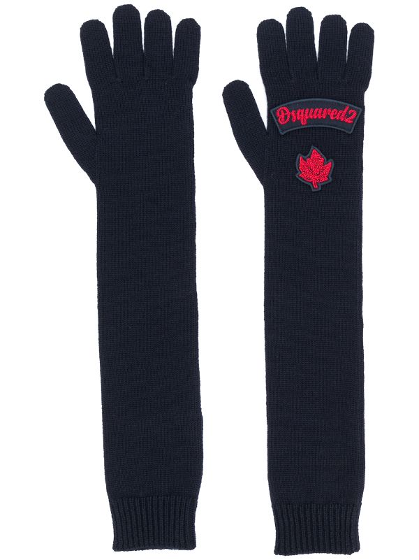 wool long gloves