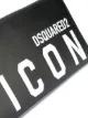Dsquared2 logo print clutch bag