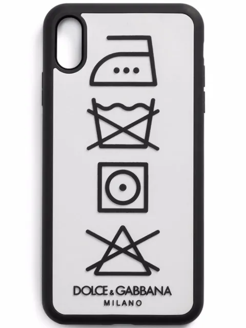 Dolce & Gabbana laundry-print iPhone XS MAX case