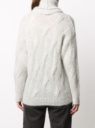 loose-fit roll-neck jumper展示图