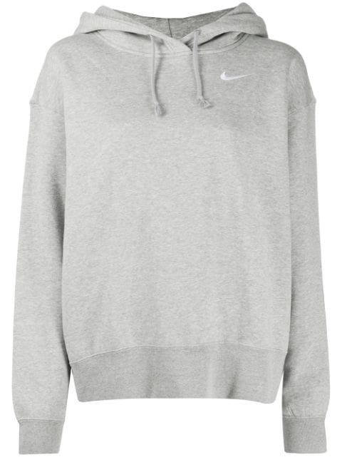 Nike Swoosh Logo long-sleeved Hoodie - Farfetch