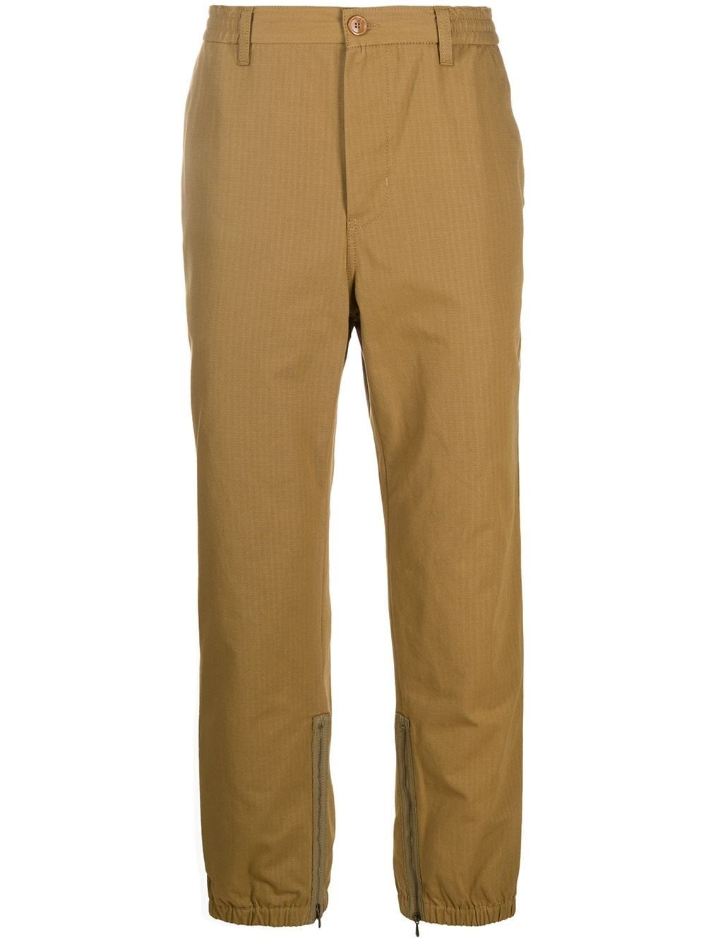 Gucci Logo-stripe Trousers In Brown
