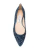 Jimmy Choo glitter-detail ballerina shoes