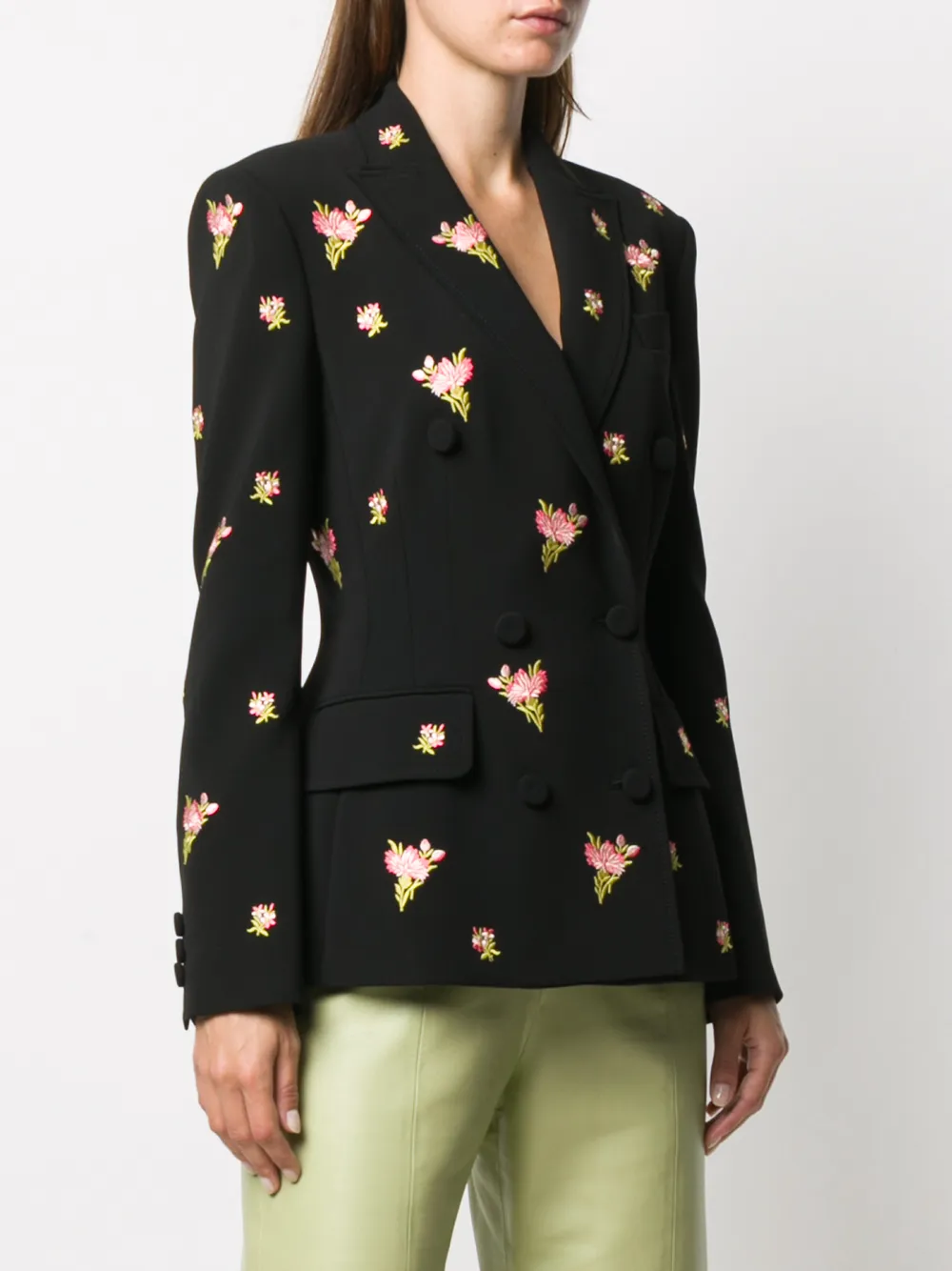 Moschino Blazer met dubbele rij knopen Zwart