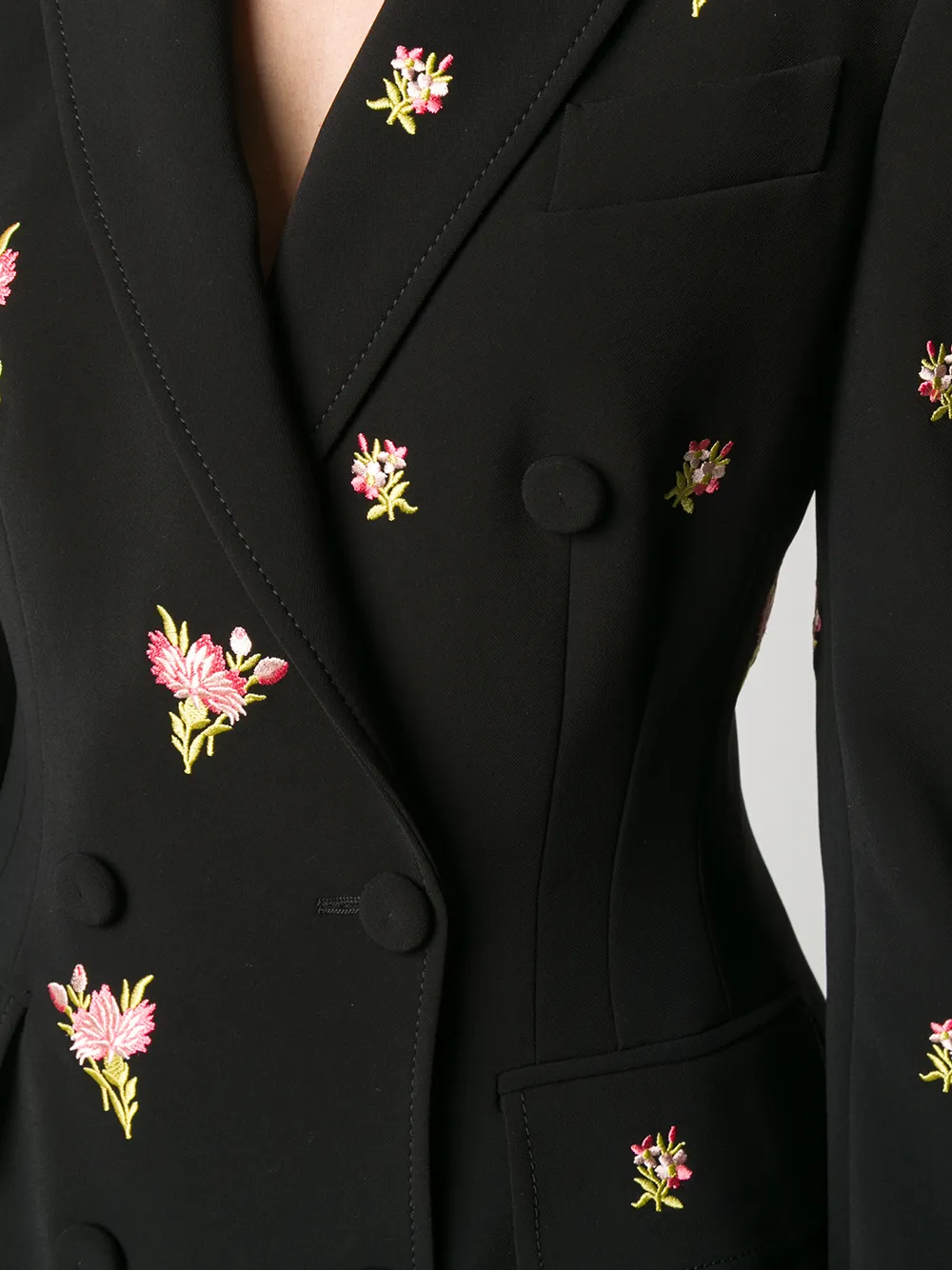 Moschino Blazer met dubbele rij knopen Zwart